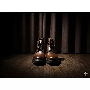 Redford leather boots 